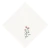 Guardanapo Off White com Bordado Flor Caliandra
