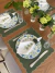 Stella Waterproof Placemat Green With Olive - buy online