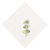 Guardanapo Off White com Bordado Eucalipto Verde