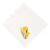 Guardanapo Off White com Bordado Tulipa Amarela