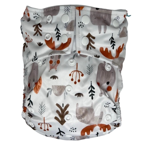 Toddler Venado DOBLE Siempre Seco + absorbente de bambú