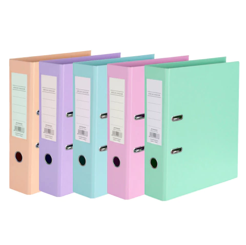BIBLIORATO A4 PASTEL VARIOS COLORES