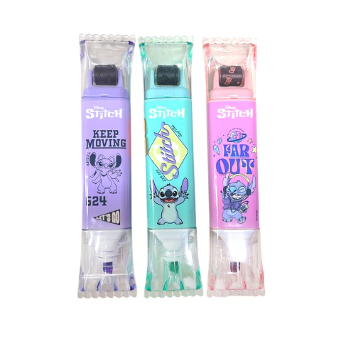 MARCADOR WERO RESALTADOR + SELLOS STITCH DOBLE PUNTA
