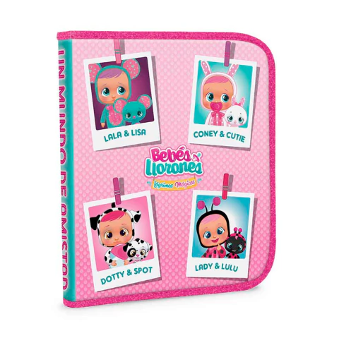 CARTUCHERA MULTISCOPE CRY BABIES 1 CIERRE