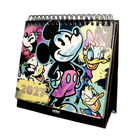 CALENDARIO 2027 MOOVING - MICKEY AND FRIENDS DE ESCRITORIO