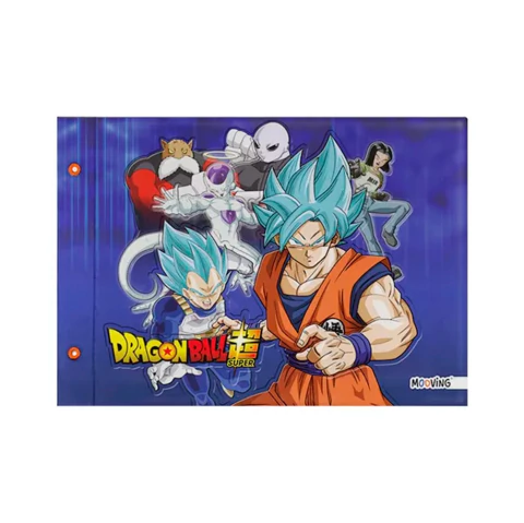 CARPETA MOOVING - DRAGONBALL SUPER - N°5 DOS TAPAS - comprar online