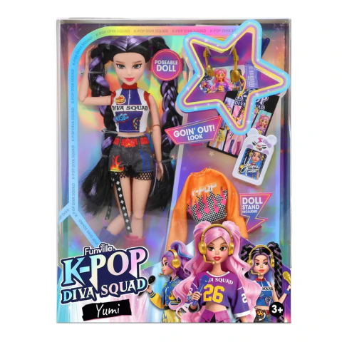 MUÑECA K-POP DIVA SQUAD -YUMI 30CM - FUNVILLE