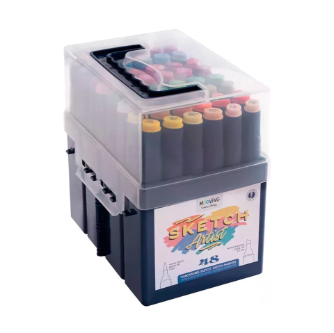 MARCADOR MOOVING - SKETCH DOBLE PUNTA - AL ALCOHOL X48 - comprar online