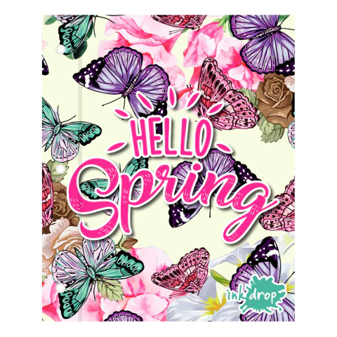 CARPETA INK DROP N°3 DOS TAPAS MARIPOSAS