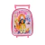 MOCHILA WABRO PRINCESAS FRIENDS ARE MAGIC 12" CON CARRO