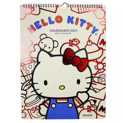 CALENDARIO 2027 MOOVING - HELLO KITTY 30X40 CM