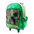 MOCHILA CRESKO MINECRAFT 16" CON CARRO - Librería y Juguetería D´Alessandro