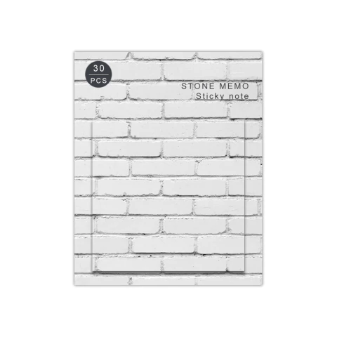 NOTAS ADHESIVAS NÜWA WHITE BRICKS X 30 HOJAS