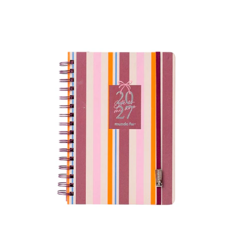 AGENDA FW 2027 SIMPLY AWESOME- SOFT - 12X17 CM DOS DIAS X PAGINA