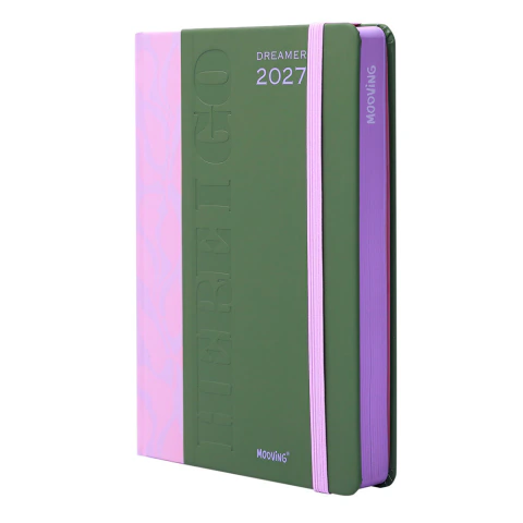 AGENDA MOOVING DREAMER "HERE I GO" 2027 15x21 - DIARIA