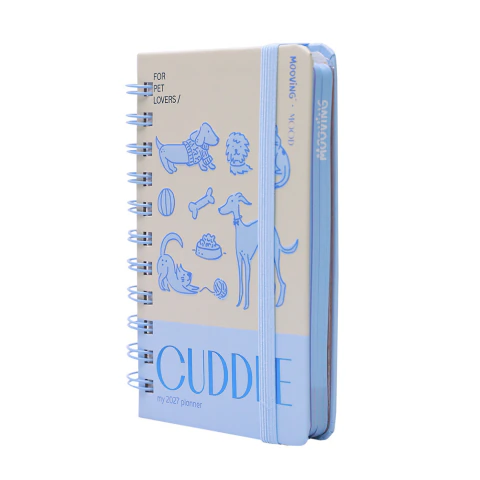 AGENDA MOOVING MOOD "CUDDLE" 2027 10x15- 2 DIAS POR PAGINA