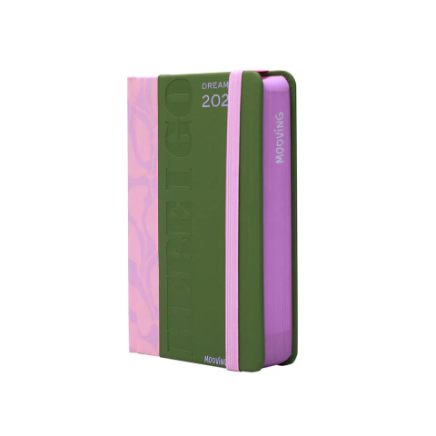 AGENDA MOOVING DREAMER "HERE I GO" 2027 10x15- DIA POR PAGINA