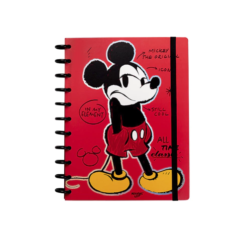 CUADERNO A DISCOS MOOVING LOOP CARTA MICKEY