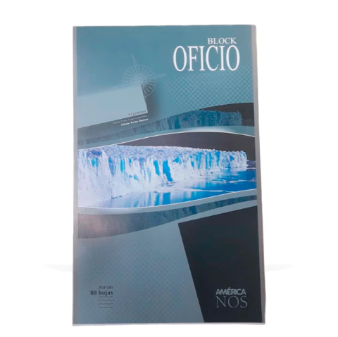 BLOCK AMÉRICA OFICIO 80 HOJAS RAYADO