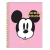 CUADERNO MOOVING MICKEY MOUSE UNIVERSITARIO A4 TAPA DURA 120 HOJAS RAYADO - comprar online