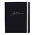 NOTEBOOK MOOVING SKETCH NEGRO COSIDO TAPA FLEXIBLE 19X24 80 HOJAS