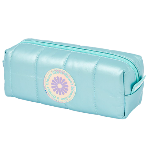 CARTUCHERA MOOVING BLOOM RECTANGULAR CON CIERRE