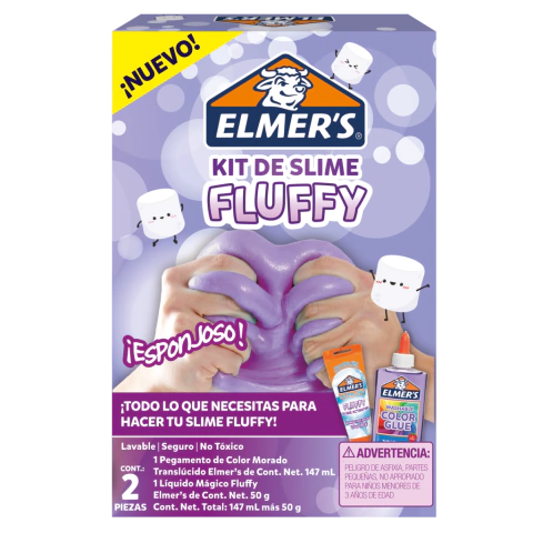 KIT DE SLIME ELMER’S FLUFFY ESPONJOSO