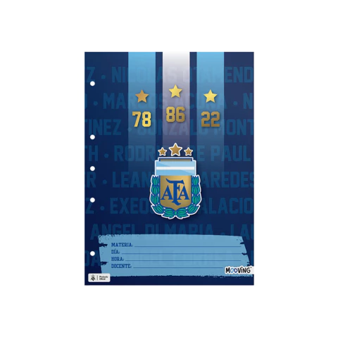 SEPARADOR MOOVING - SELECCION ARGENTINA - A4 - comprar online