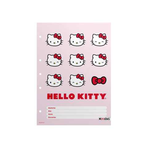 SEPARADOR MOOVING - HELLO KITTY - A4 - comprar online