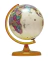 GLOBO TERRÁQUEO POLÍTICO GLOTER SEPIA CON BASE DE PLÁSTICO 25CM