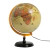 GLOBO TERRÁQUEO POLÍTICO GLOTER SEPIA CON LUZ Y BASE DE MADERA 25CM