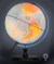 GLOBO TERRÁQUEO POLÍTICO GLOTER CON LUZ Y BASE DE MADERA 25CM - comprar online