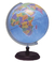 GLOBO TERRÁQUEO POLÍTICO GLOTER CON BASE DE MADERA 30CM
