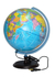 GLOBO TERRÁQUEO POLÍTICO GLOTER CON LUZ Y BASE DE MADERA 30CM