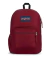 MOCHILA JANSPORT CROSS TOWN RUSSED RED ORIGINAL 2023