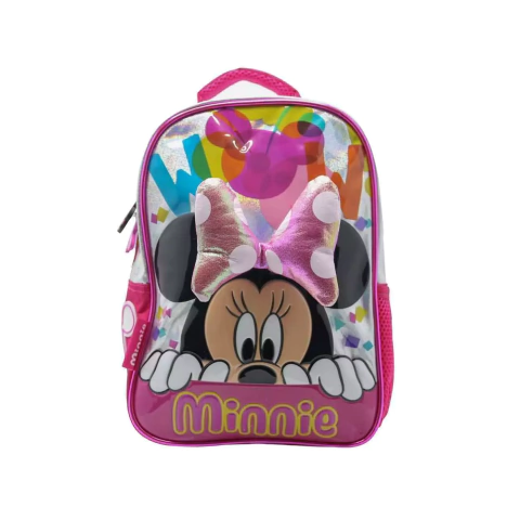 MOCHILA CRESKO- MINNIE MOUSE MOÑO - ESPALDA 12"