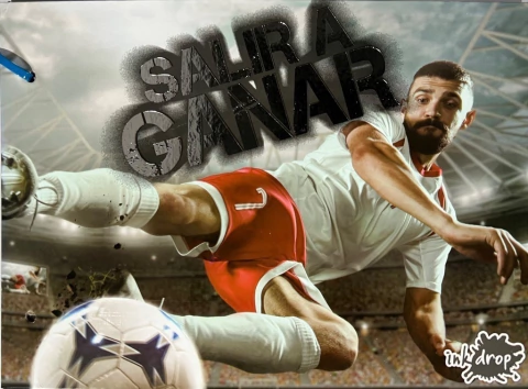 CARPETA INKDROP 2 TAPAS N*5 FUTBOL ESCOLAR PARA DIBUJO