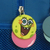 MOCHILA CRESKO BOB ESPONJA CON COLGANTE 18" ESPALDA - tienda online