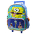 MOCHILA CRESKO BOB ESPONJA 16" CON CARRO - Librería y Juguetería D´Alessandro