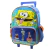 MOCHILA CRESKO BOB ESPONJA 16" CON CARRO - Librería y Juguetería D´Alessandro