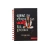 CUADERNO 21X28 MARGARITA OFICIAL TAPA DURA NEGRO 100 HOJAS RAYADAS