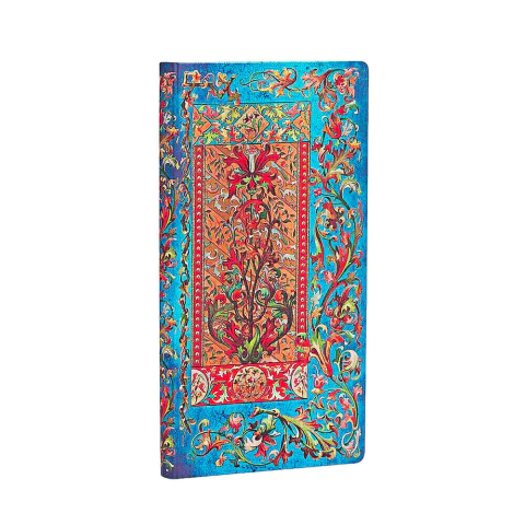 CUADERNO PAPERBLANKS DELPHINIUM SLIM LISO TAPA DURA