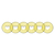 DISCO BOOKI MEDIANO DORADO GLITTER X 11
