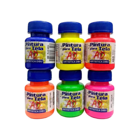 PINTURA AD PARA TELA FLÚO 40ML TODOS LOS COLORES
