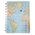 CUADERNO INTELIGENTE MEMOFIX DELUXE MAPA MUNDI 215X280MM