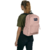 MOCHILA JANSPORT CROSS TOWN PLUS MISTY ROSE ORIGINAL - tienda online