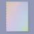 REPUESTO MEMOFIX HOJAS RAYADAS RAINBOW LINEAS BLANCAS A5 120G X 30 - comprar online