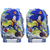 MOCHILA CRESKO - SONIC 12" C/CARRO *2 OPCIONES DE COLOR