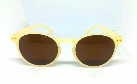 Óculos de Sol Amarelo Claro Redondo Unissex Florida 29098 Citrine