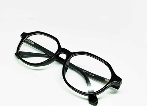 Óculos de Grau Acetato Preto Hexagonal Citrine 5371 - comprar online